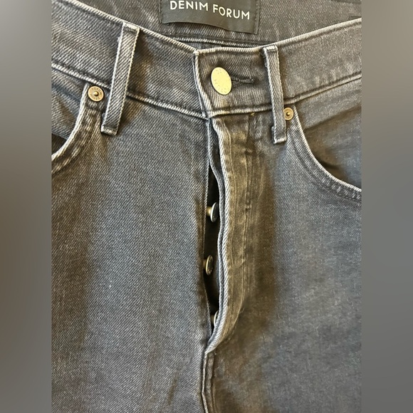 DENIM FORUM, Aritzia Arlo High-rise Straight Black Jeans, Organic - size 29 - Picture 4 of 9